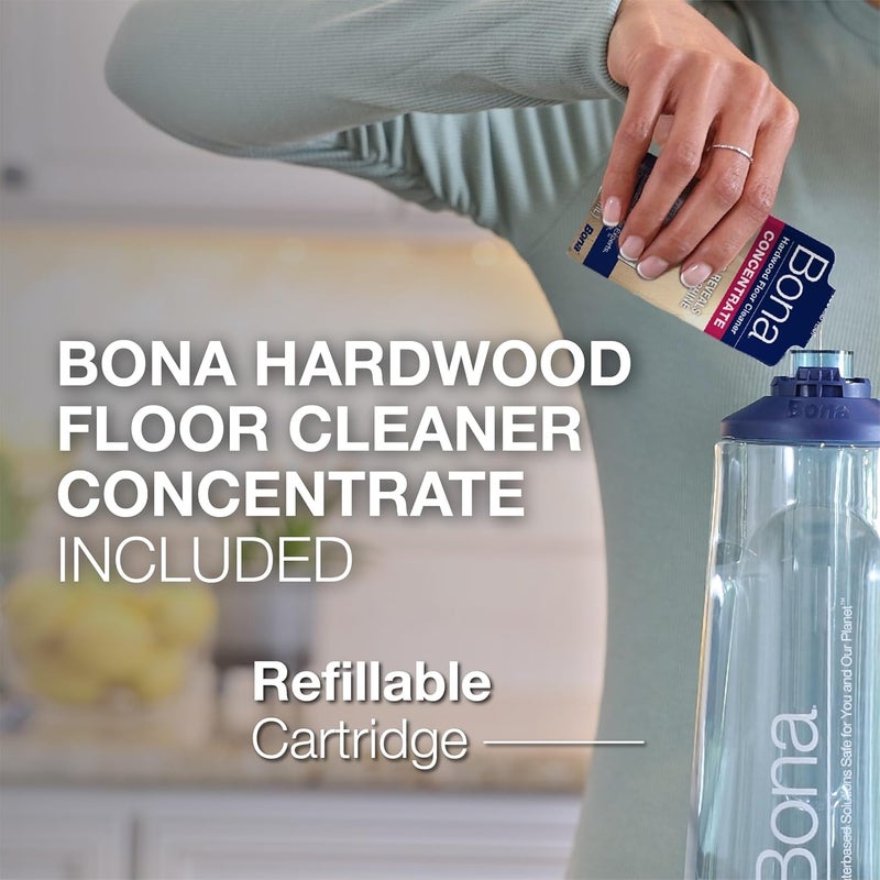 BONA Hardwood Floor Premium Spray Mop - Includes Wood Floor Cleaning Concentrate and Machine Washable Microfiber Cleaning Pad - Dual Zone Cleaning Design for Faster Cleanup - Image 4